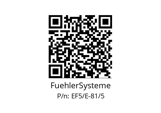   FuehlerSysteme EF5/E-81/5