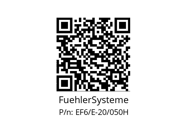   FuehlerSysteme EF6/E-20/050H