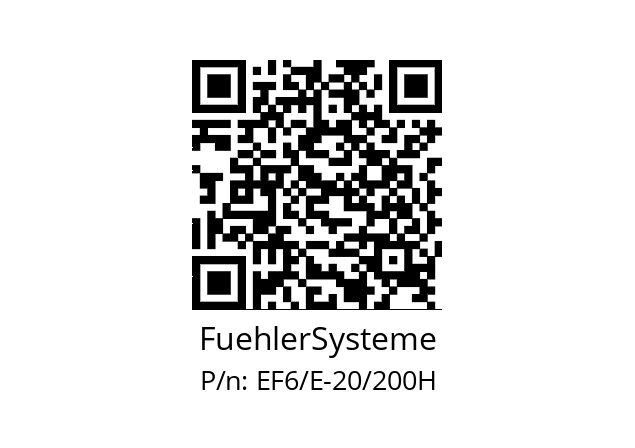   FuehlerSysteme EF6/E-20/200H