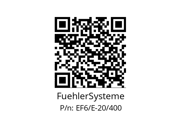   FuehlerSysteme EF6/E-20/400