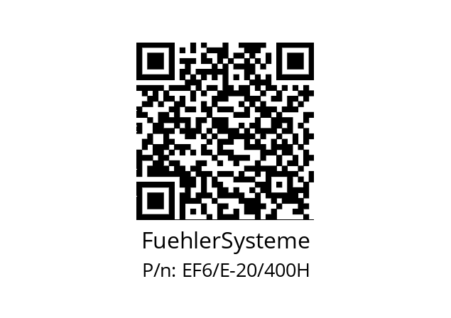   FuehlerSysteme EF6/E-20/400H