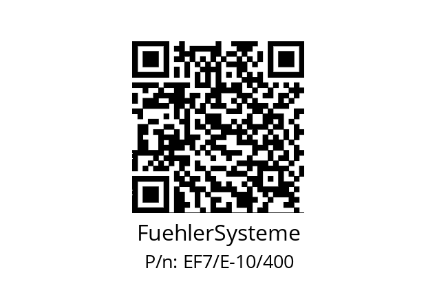   FuehlerSysteme EF7/E-10/400