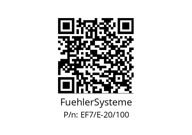   FuehlerSysteme EF7/E-20/100