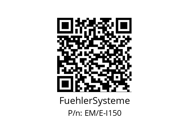   FuehlerSysteme EM/E-I150