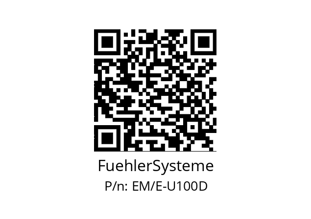   FuehlerSysteme EM/E-U100D