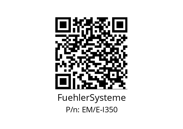   FuehlerSysteme EM/E-I350