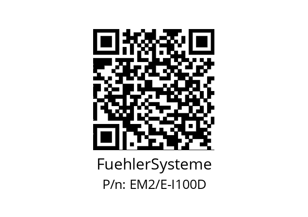   FuehlerSysteme EM2/E-I100D