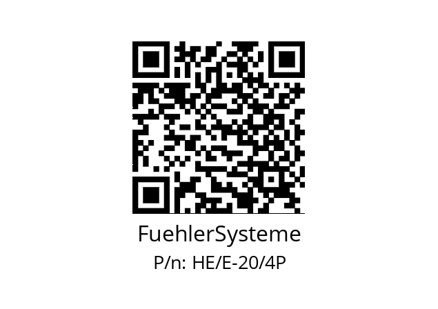   FuehlerSysteme HE/E-20/4P