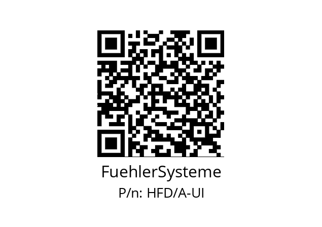   FuehlerSysteme HFD/A-UI