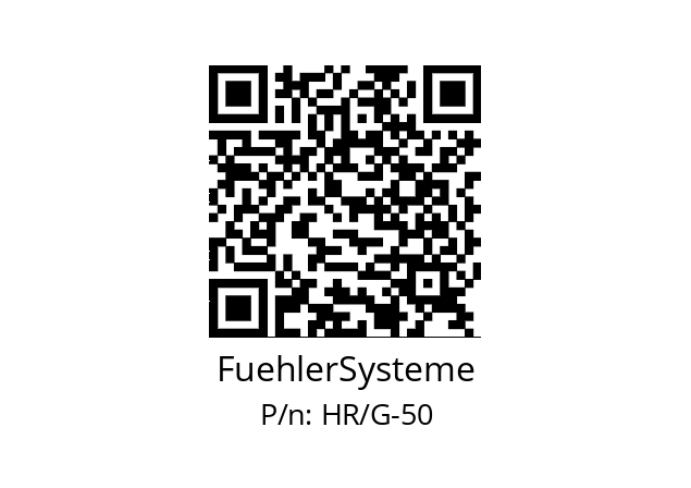   FuehlerSysteme HR/G-50