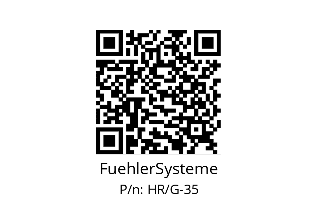   FuehlerSysteme HR/G-35