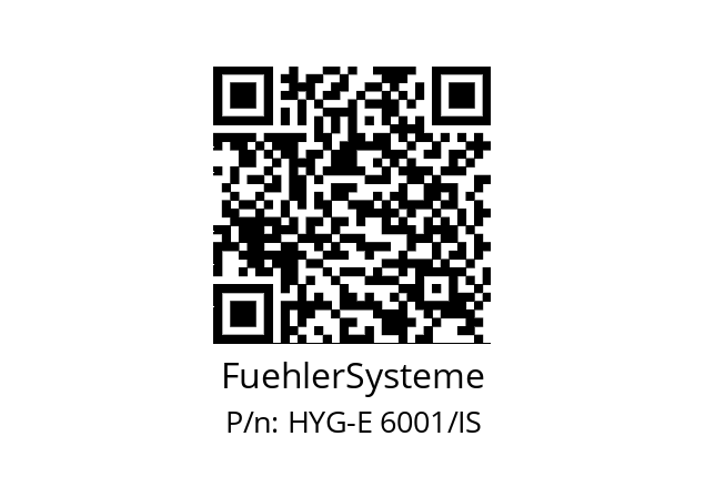   FuehlerSysteme HYG-E 6001/IS