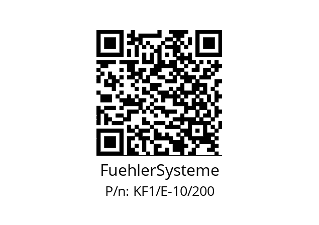   FuehlerSysteme KF1/E-10/200