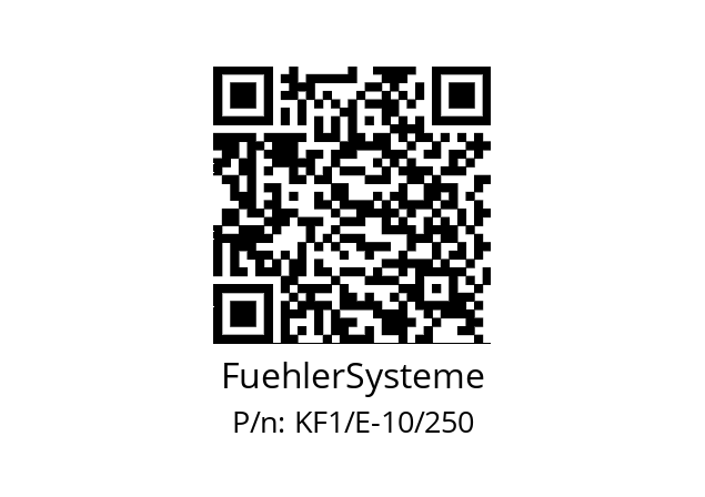   FuehlerSysteme KF1/E-10/250