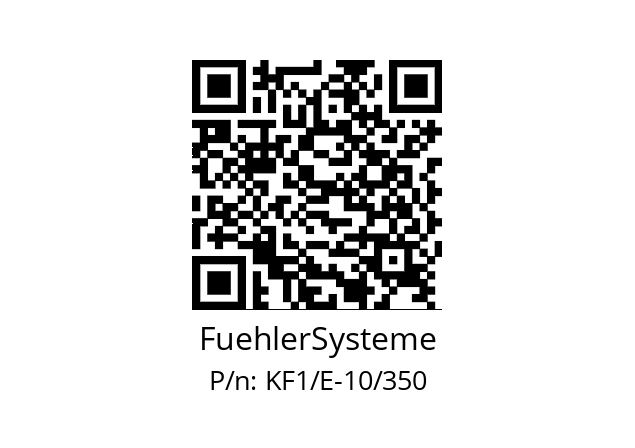   FuehlerSysteme KF1/E-10/350