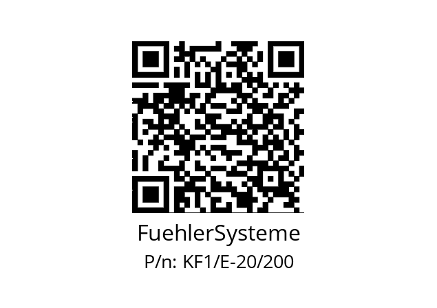   FuehlerSysteme KF1/E-20/200