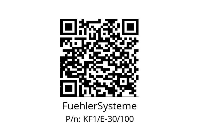   FuehlerSysteme KF1/E-30/100