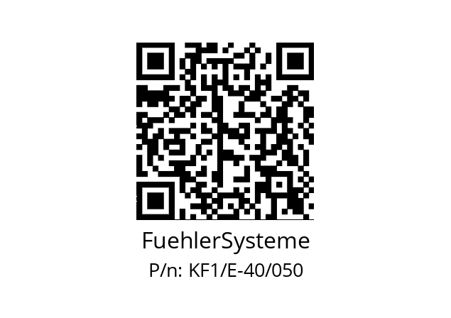   FuehlerSysteme KF1/E-40/050