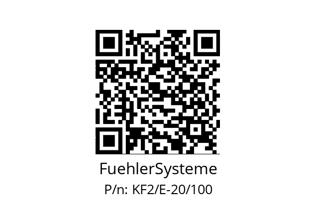   FuehlerSysteme KF2/E-20/100