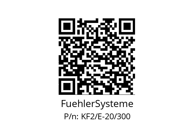   FuehlerSysteme KF2/E-20/300