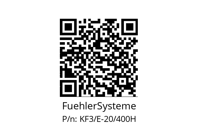   FuehlerSysteme KF3/E-20/400H