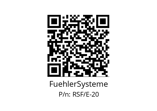   FuehlerSysteme RSF/E-20