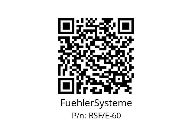   FuehlerSysteme RSF/E-60