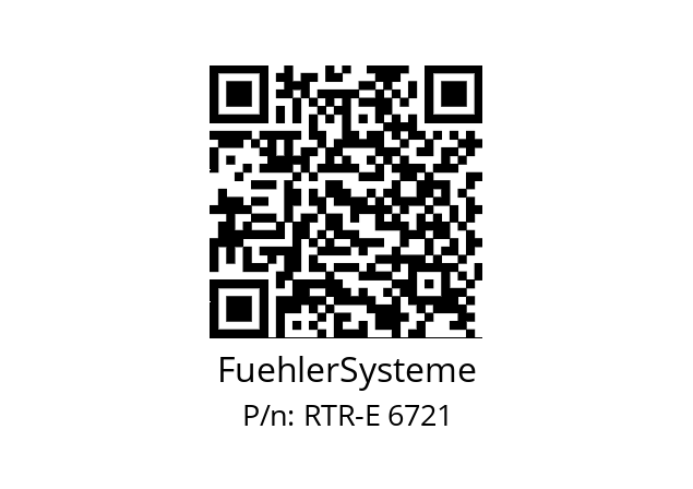   FuehlerSysteme RTR-E 6721