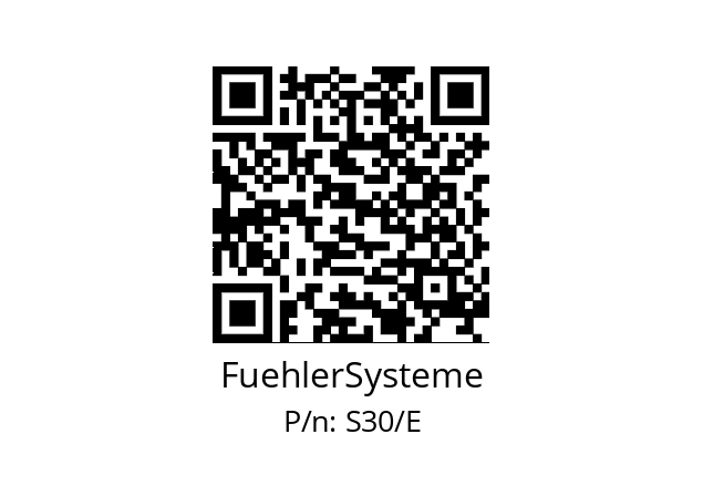   FuehlerSysteme S30/E