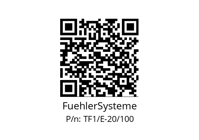   FuehlerSysteme TF1/E-20/100