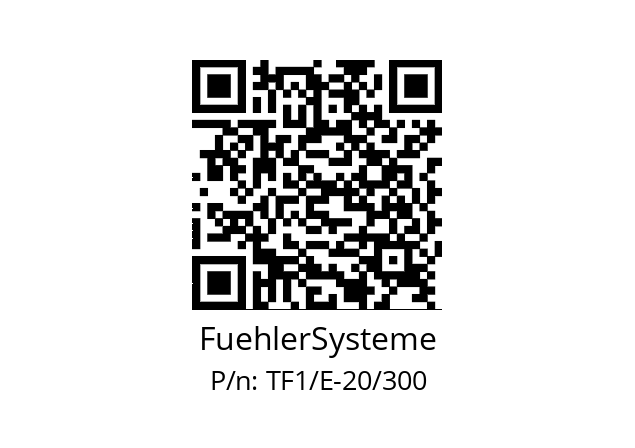   FuehlerSysteme TF1/E-20/300