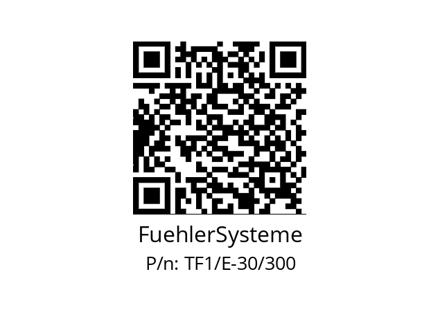   FuehlerSysteme TF1/E-30/300