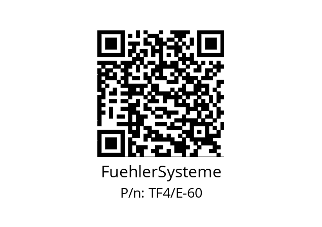   FuehlerSysteme TF4/E-60