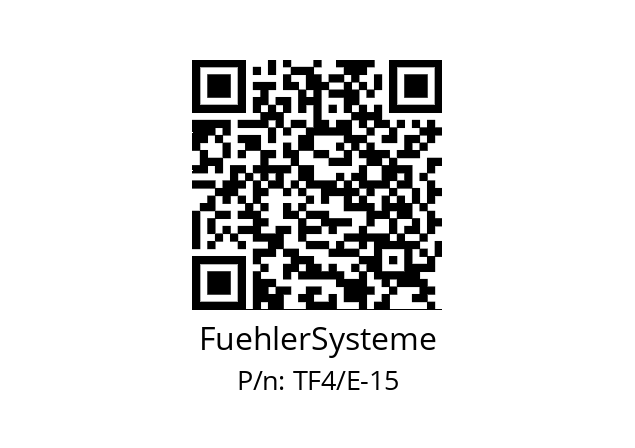   FuehlerSysteme TF4/E-15