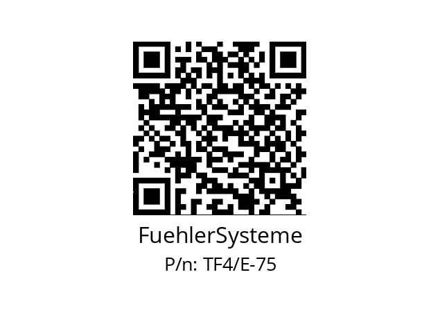   FuehlerSysteme TF4/E-75