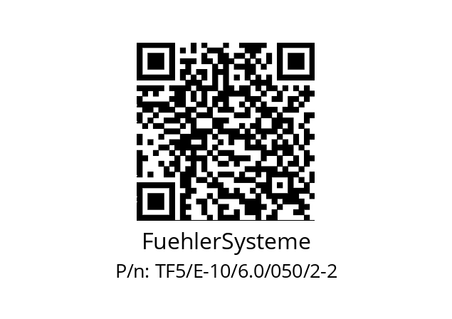   FuehlerSysteme TF5/E-10/6.0/050/2-2