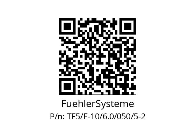   FuehlerSysteme TF5/E-10/6.0/050/5-2