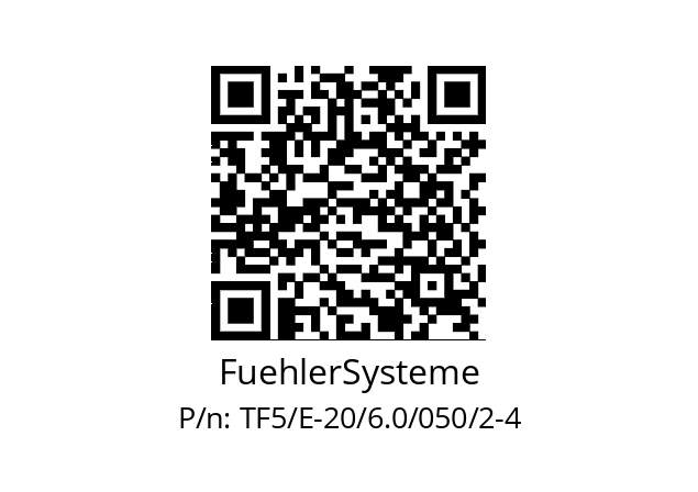   FuehlerSysteme TF5/E-20/6.0/050/2-4