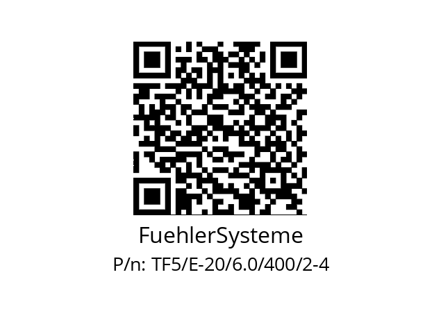   FuehlerSysteme TF5/E-20/6.0/400/2-4