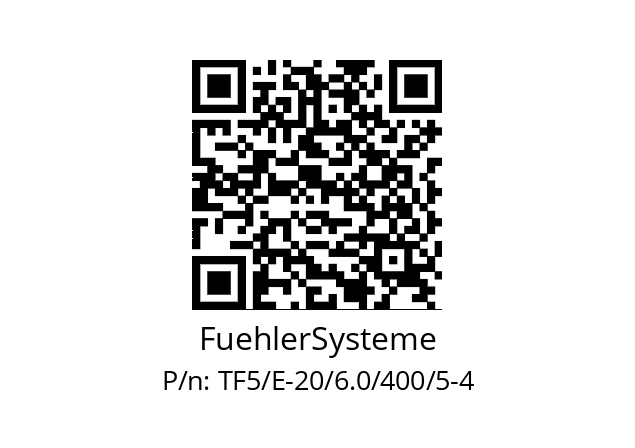   FuehlerSysteme TF5/E-20/6.0/400/5-4