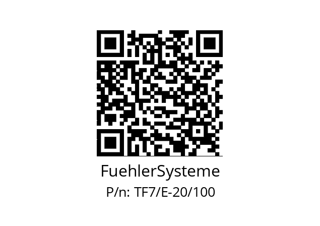   FuehlerSysteme TF7/E-20/100