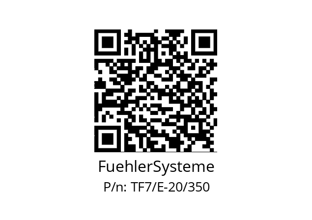   FuehlerSysteme TF7/E-20/350