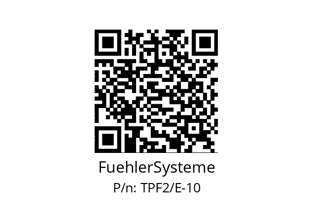   FuehlerSysteme TPF2/E-10