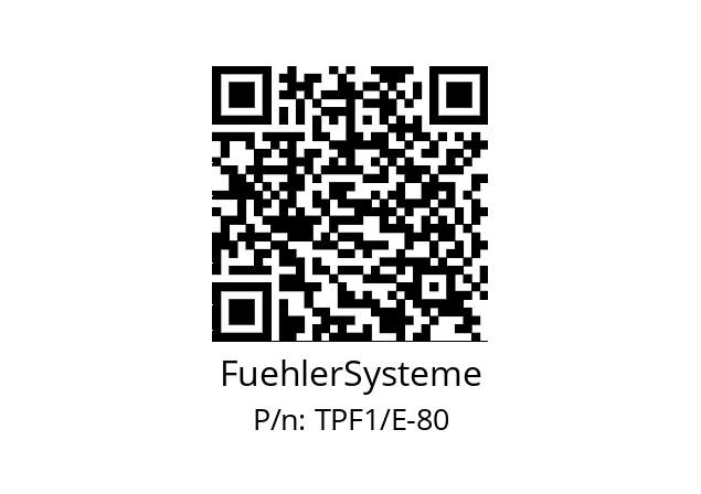   FuehlerSysteme TPF1/E-80