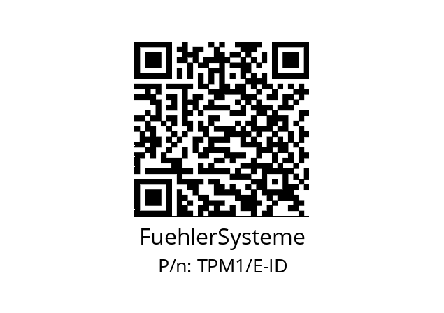   FuehlerSysteme TPM1/E-ID