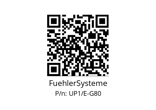   FuehlerSysteme UP1/E-G80