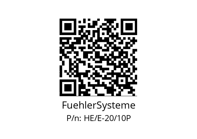   FuehlerSysteme HE/E-20/10P