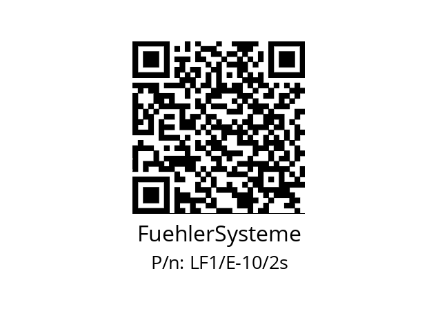   FuehlerSysteme LF1/E-10/2s