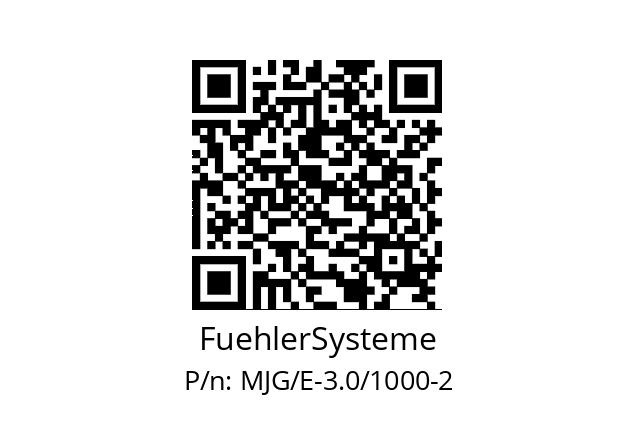   FuehlerSysteme MJG/E-3.0/1000-2