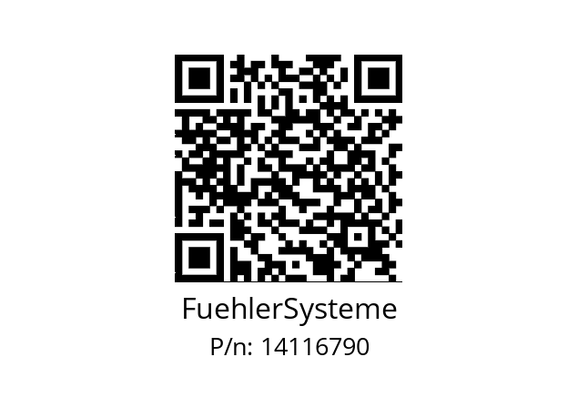   FuehlerSysteme 14116790